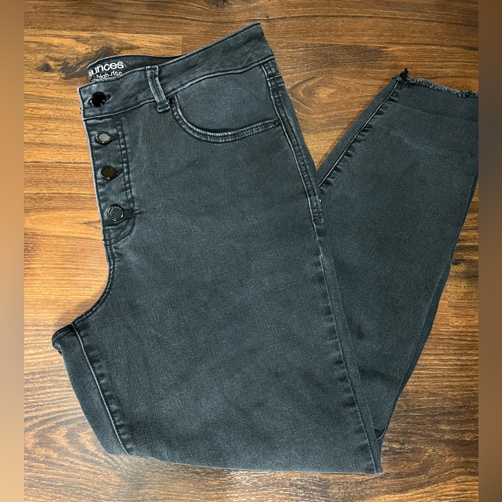Maurices Everflex High Rise Distressed Jeans